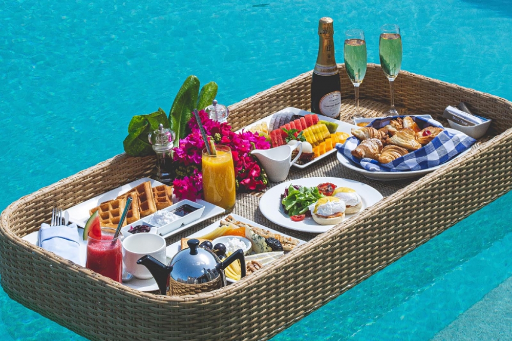 Floating Breakfast with Soft Drinks